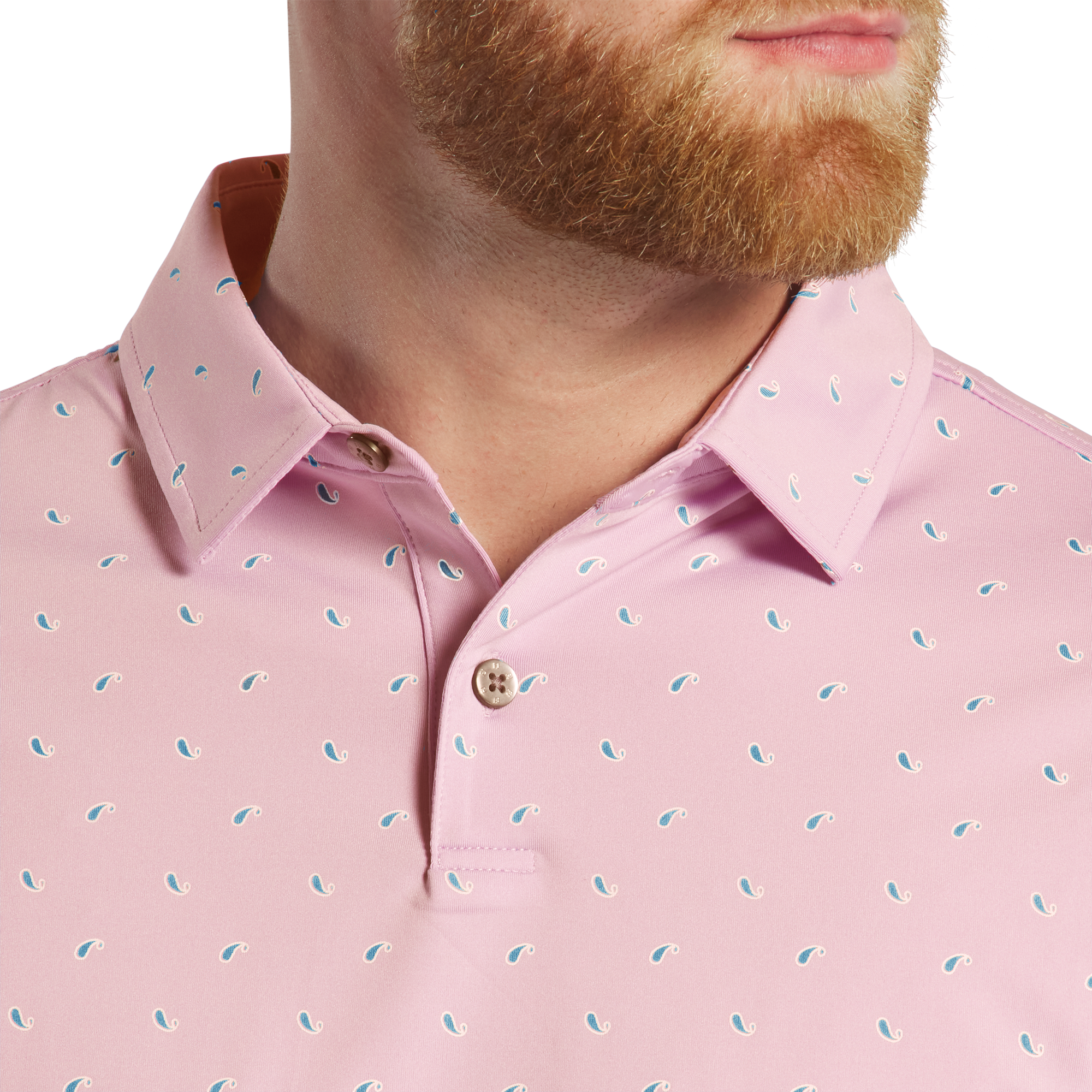 Athletic Fit Paisley Lisle