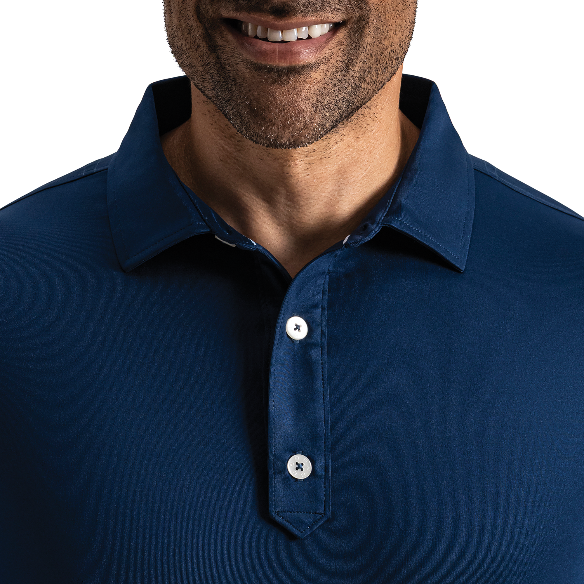 Solid Lisle Set On Placket