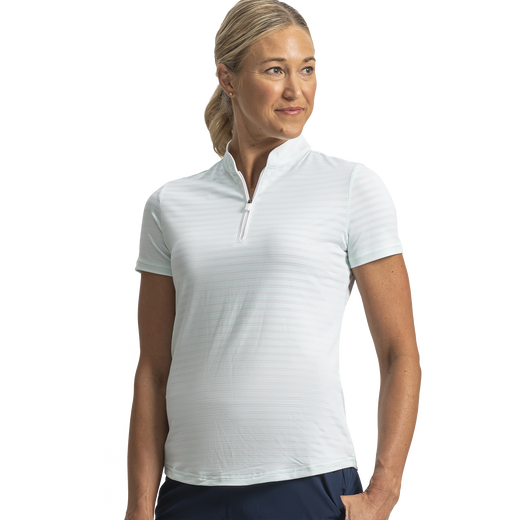 Zip Front Stripe Women