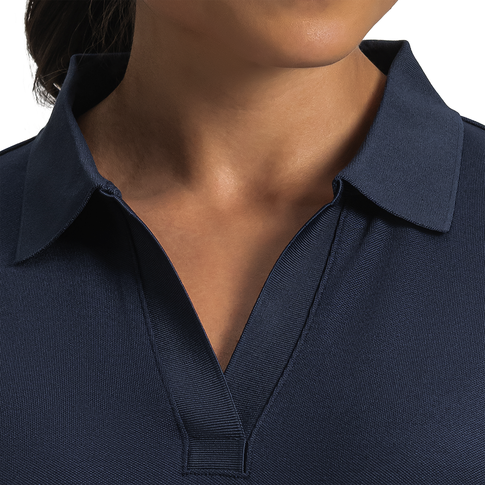 Texture Knit Polo Women