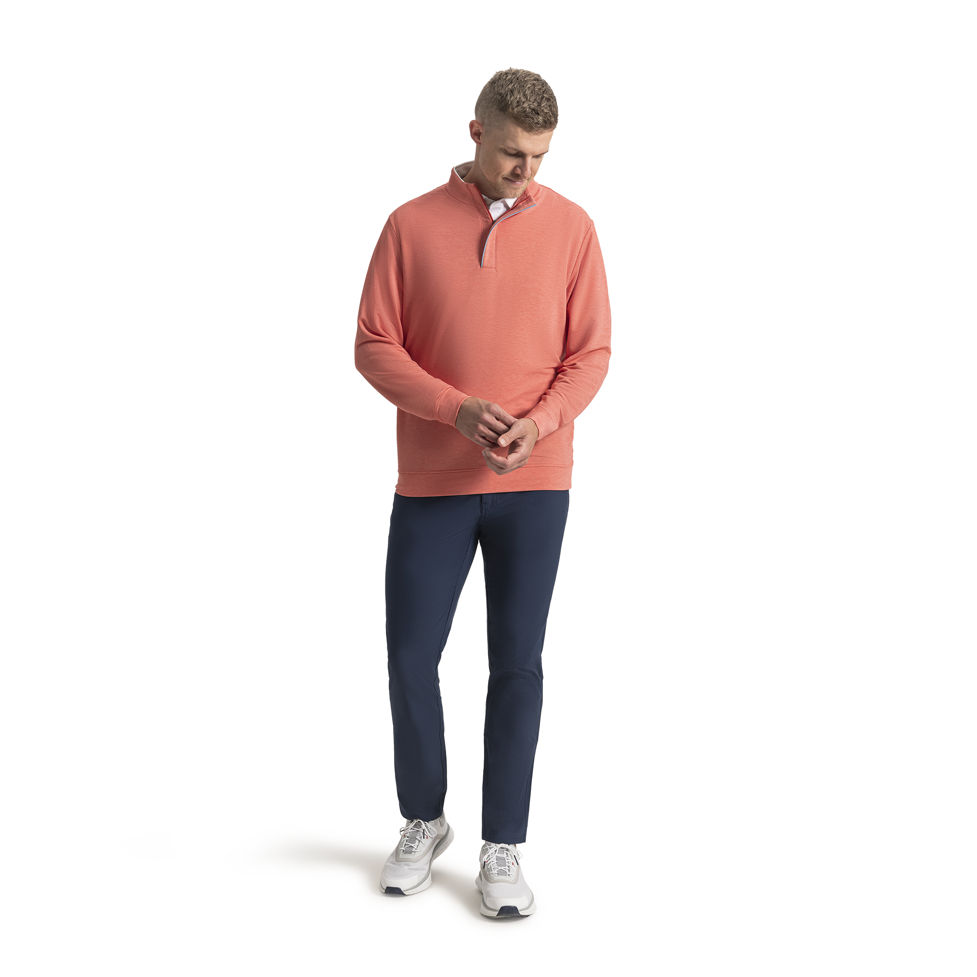 Hidden Placket Mid-Layer