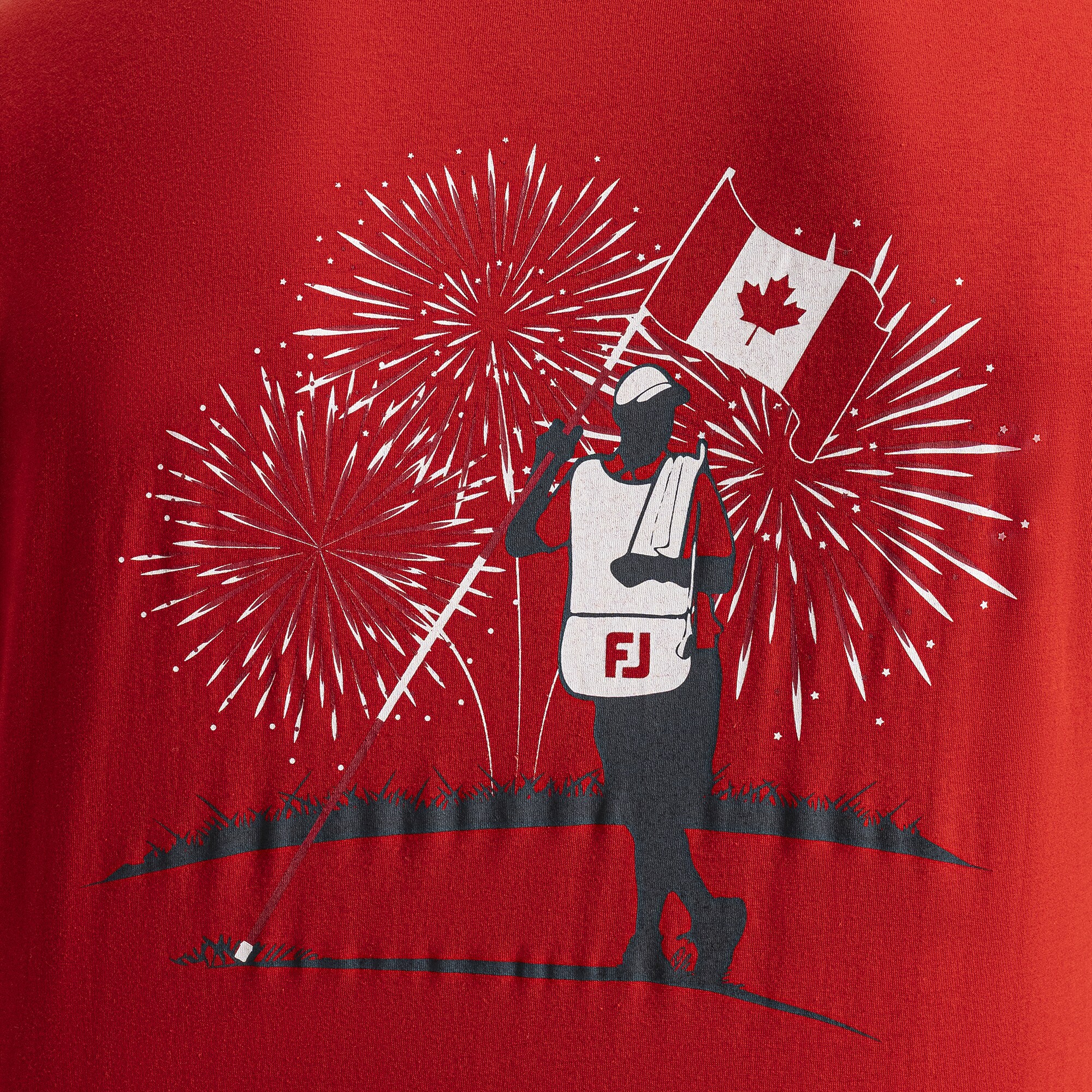 Canada Fireworks Graphic Tee