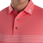 Engineered Pinstripe Lisle Self Collar - FJ Tour Collar