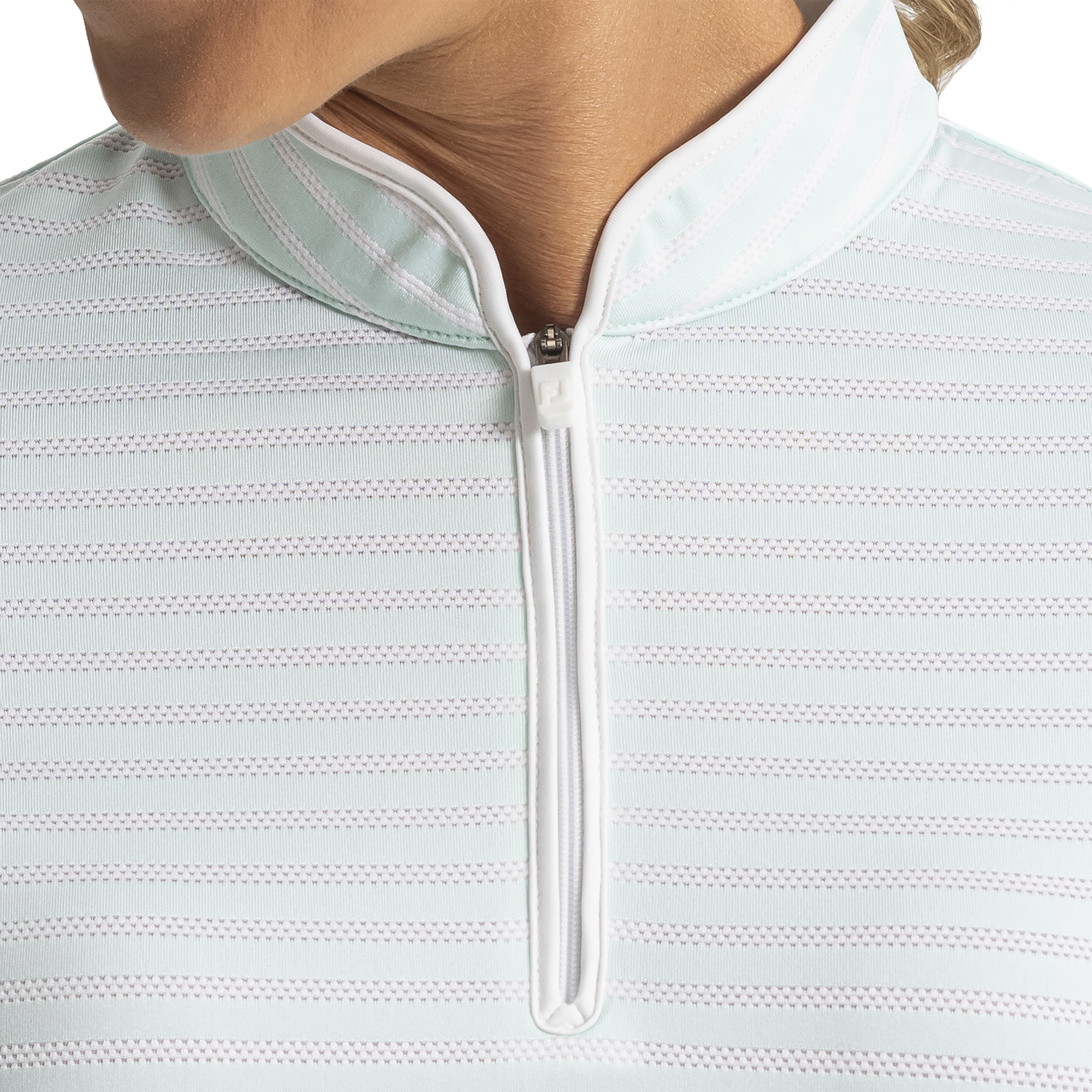 Zip Front Stripe Women