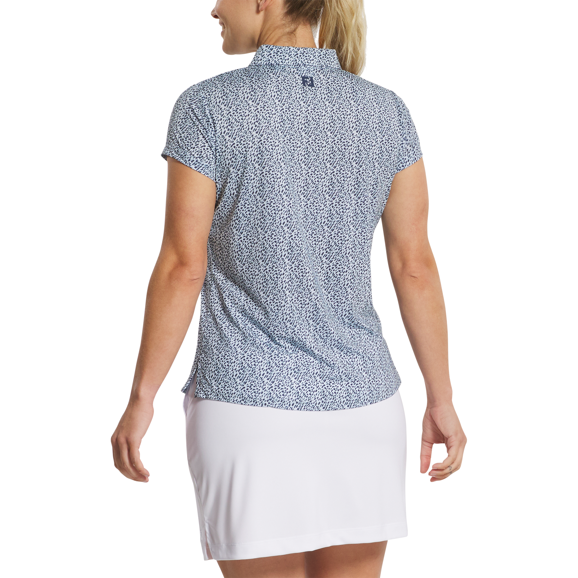 Animal Print Cap Sleeve Shirt Women