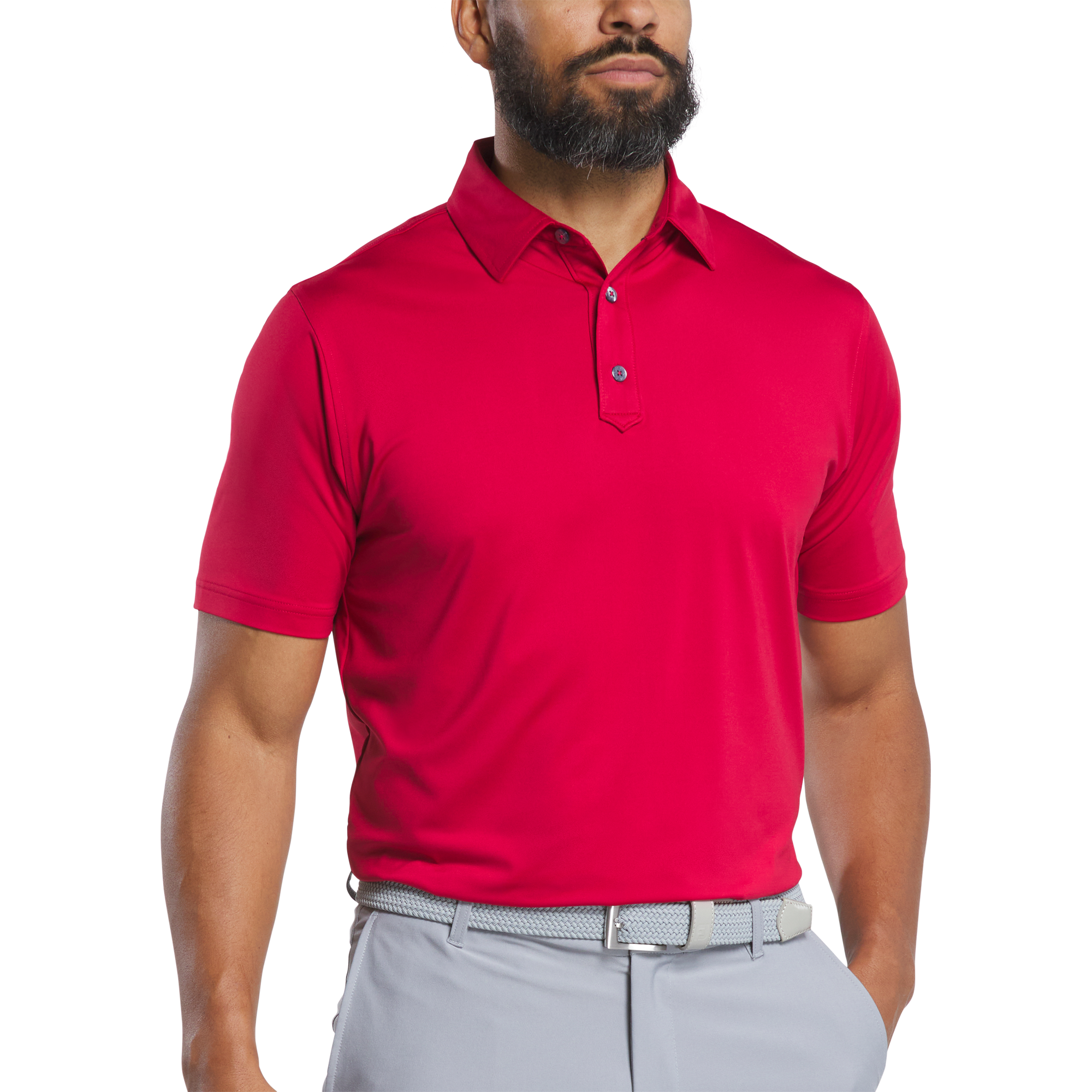 Solid Lisle Set On Placket