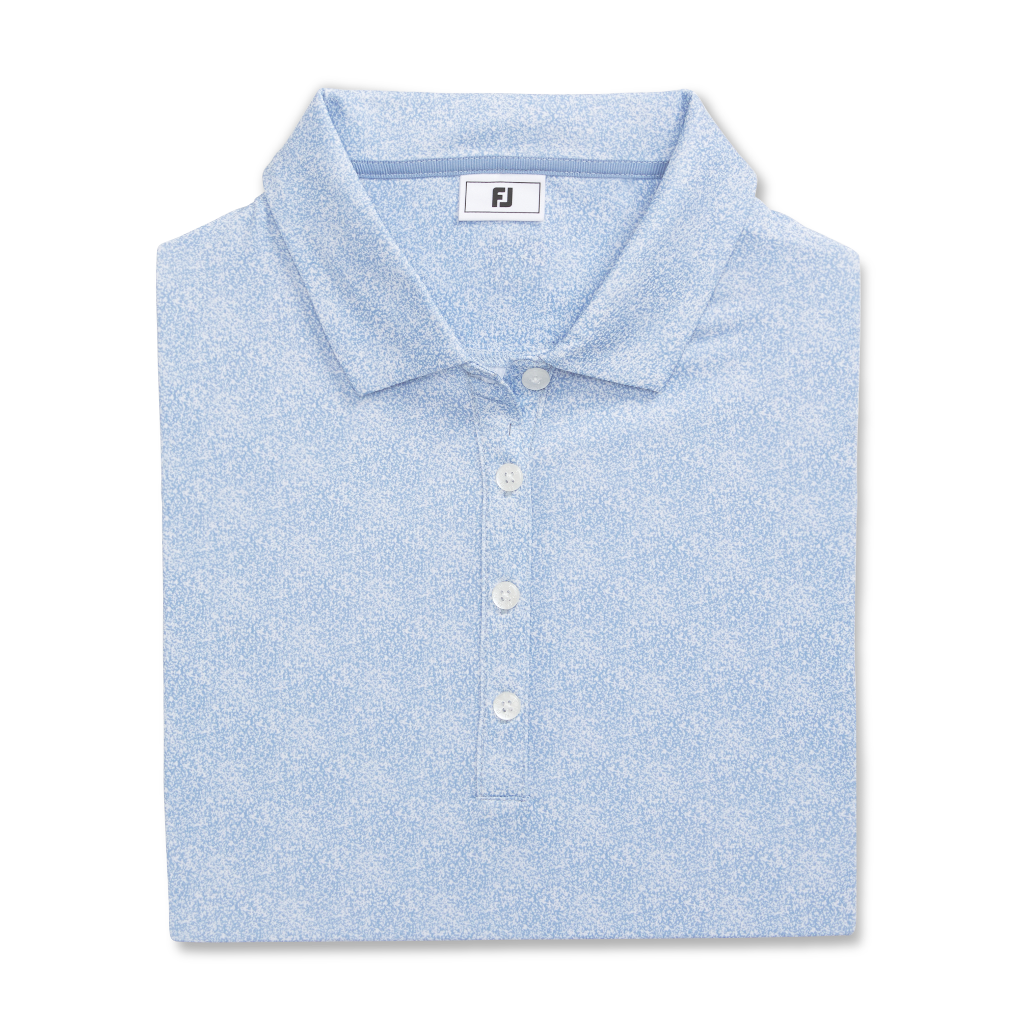 Stretch Lisle Speckle Short Sleeve Print Shirt