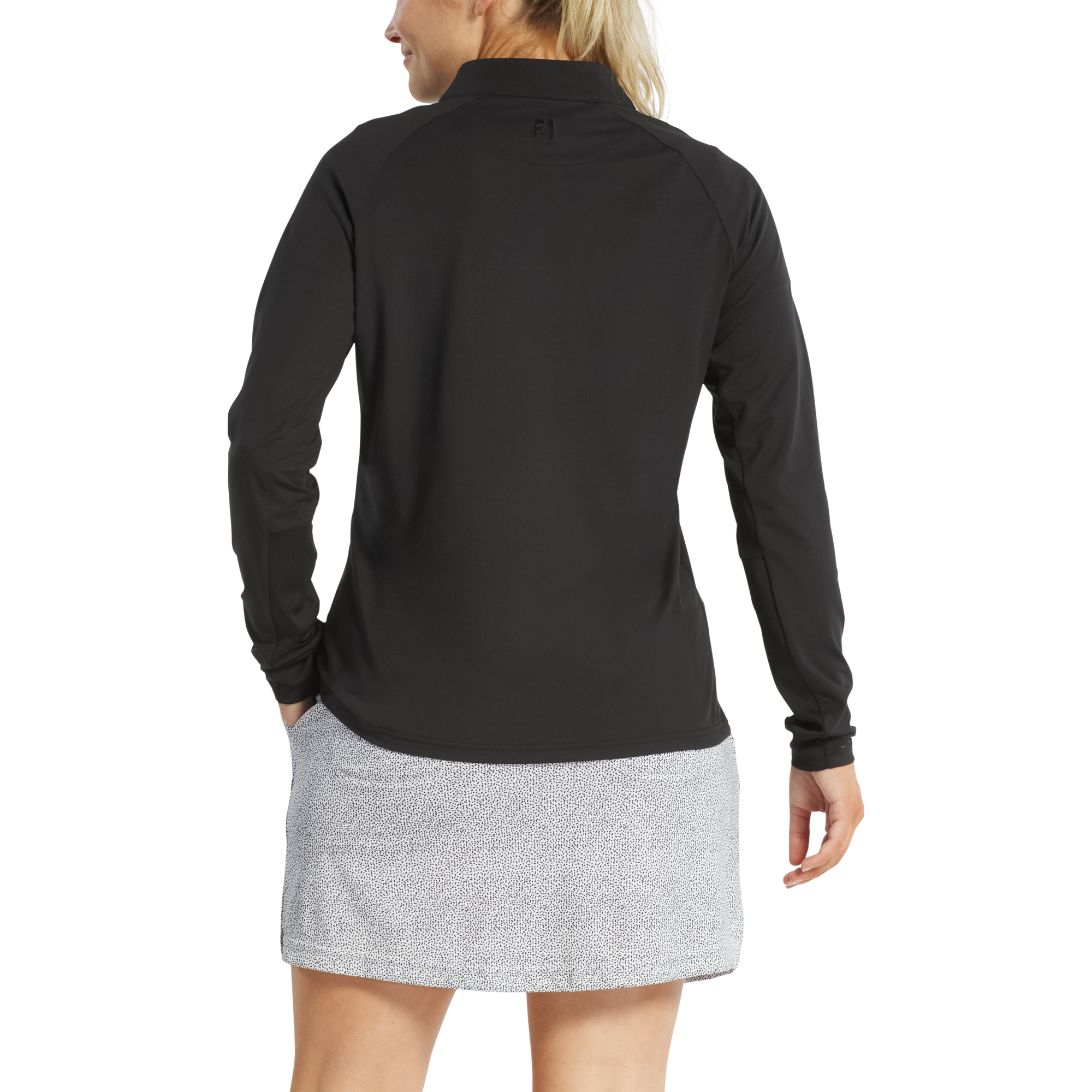 Space Dye Quarter-Zip Mid-Layer Women