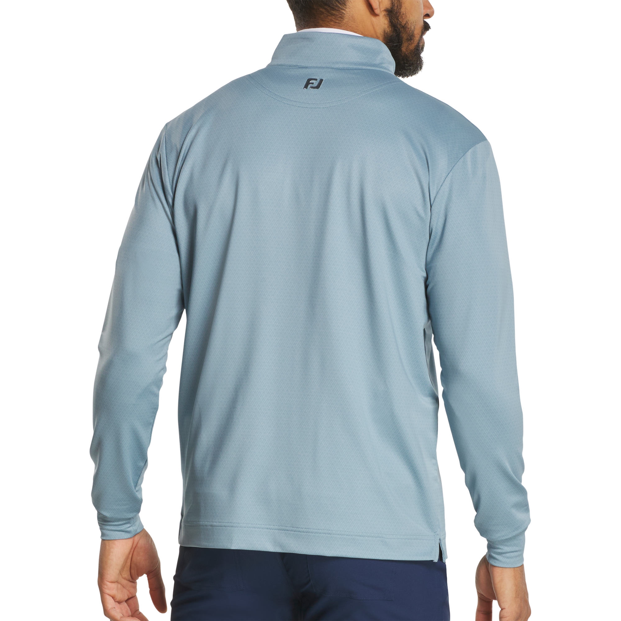 Tonal Deco Diamond Quarter-Zip