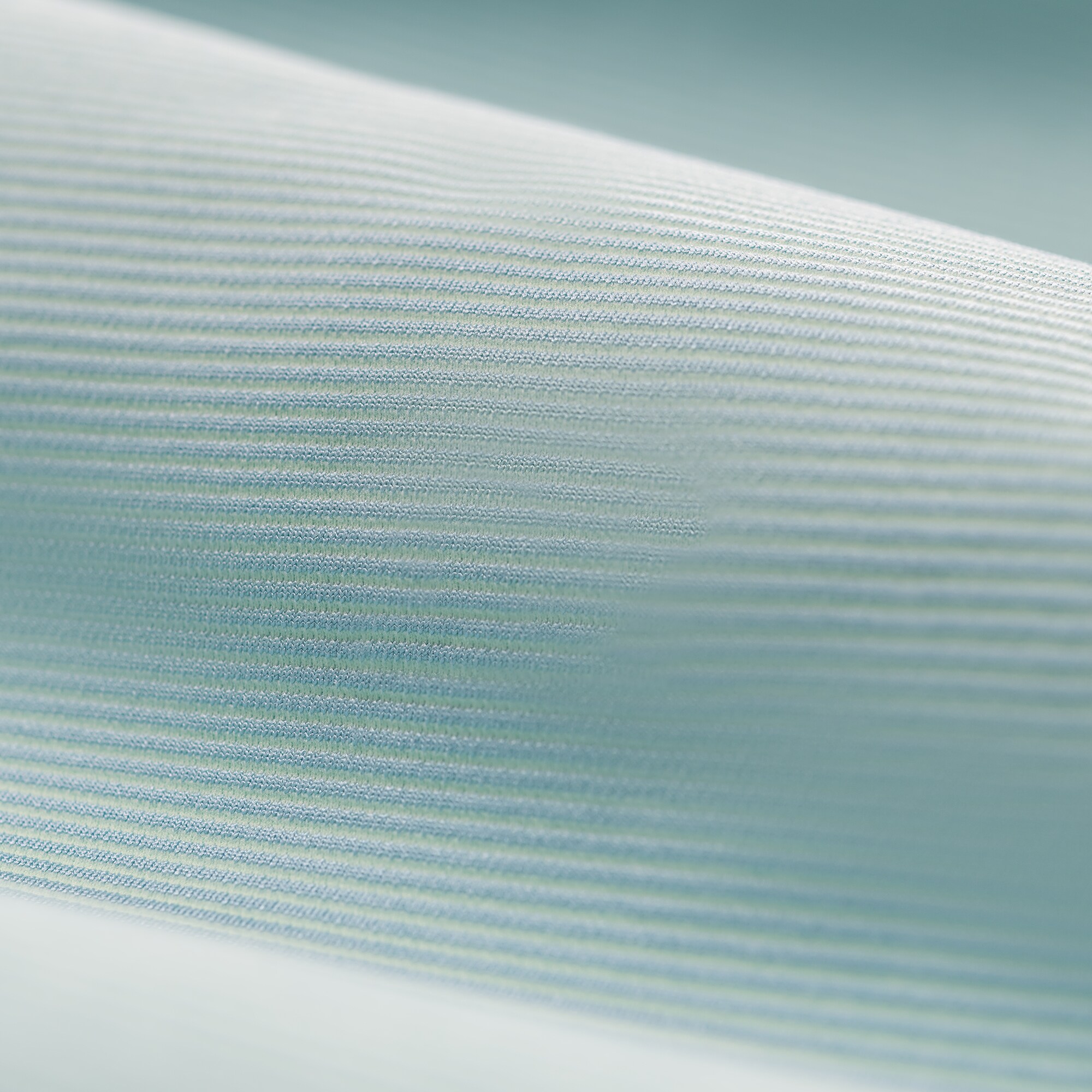 Quarter-Zip Ottoman Stripe Knit