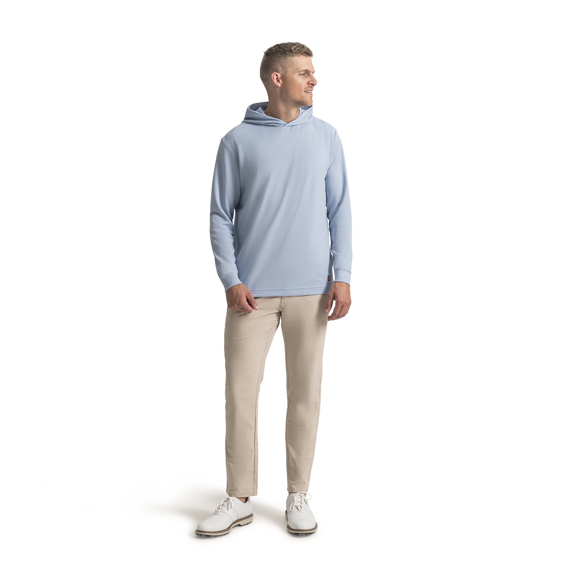 Textured Jacquard Hoodie