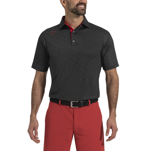 Canada Speckle Print Lisle