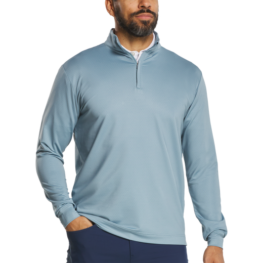 Tonal Deco Diamond Quarter-Zip