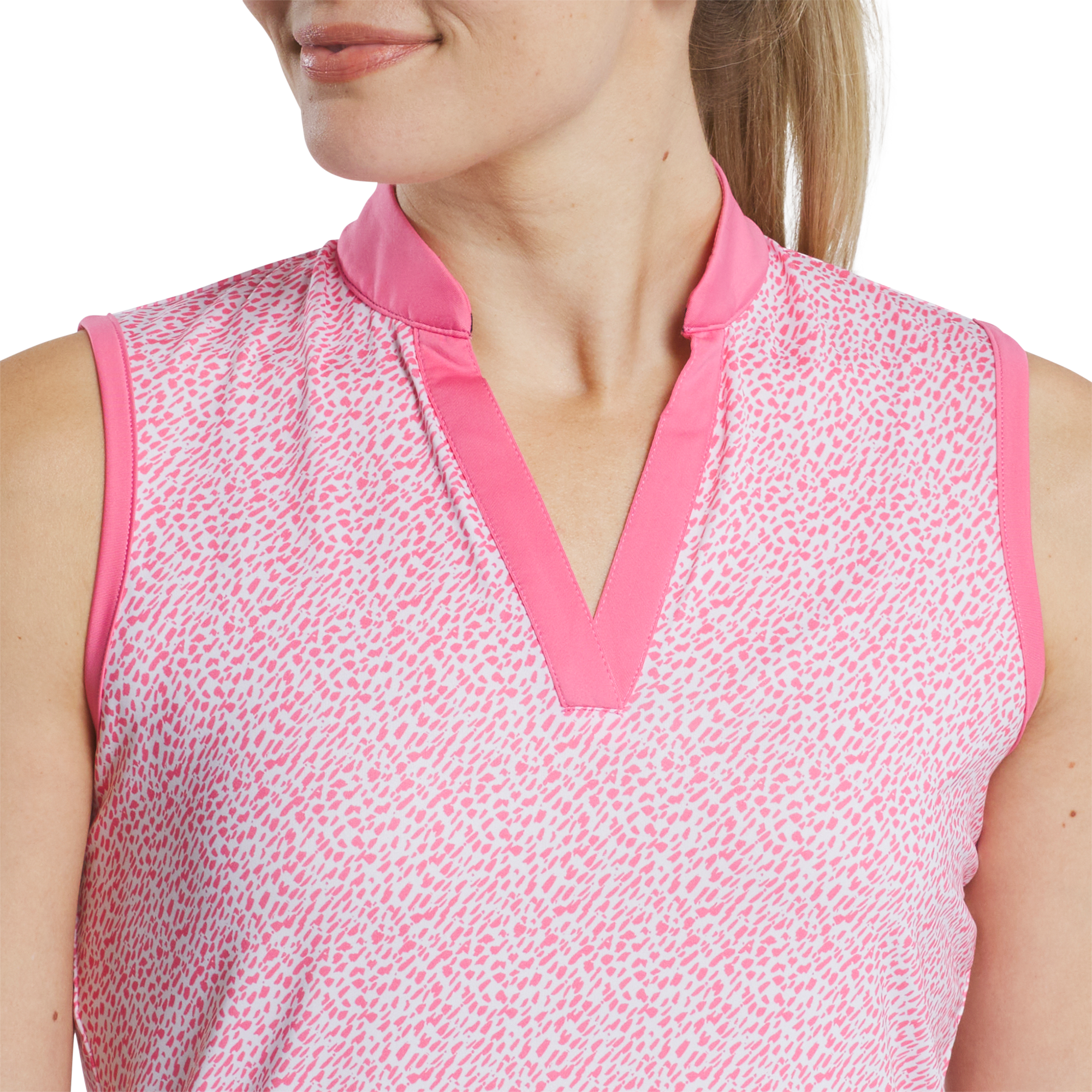 Open Placket Sleeveless Women