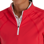 Quarter-Zip Rib Block Midlayer