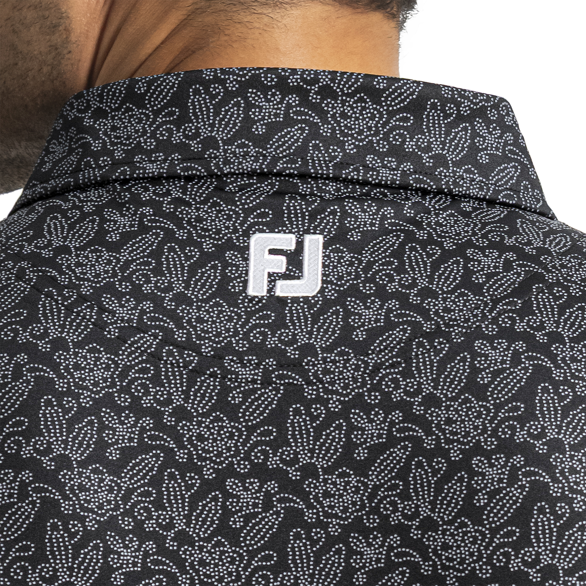 Wingtip Floral Lisle