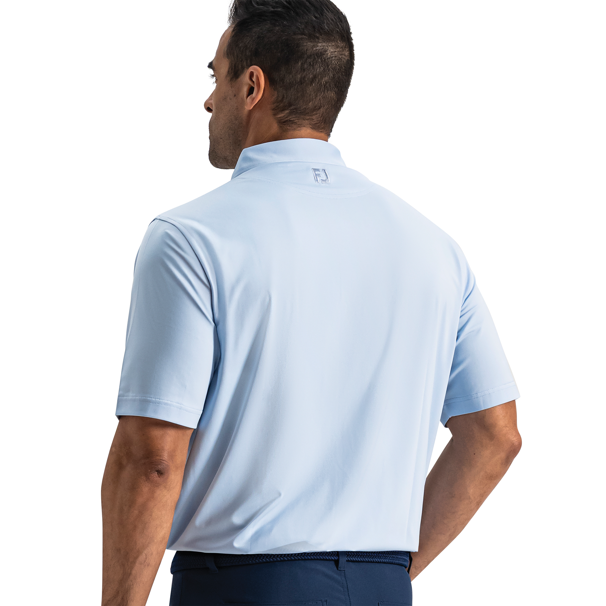 Solid Lisle Set On Placket