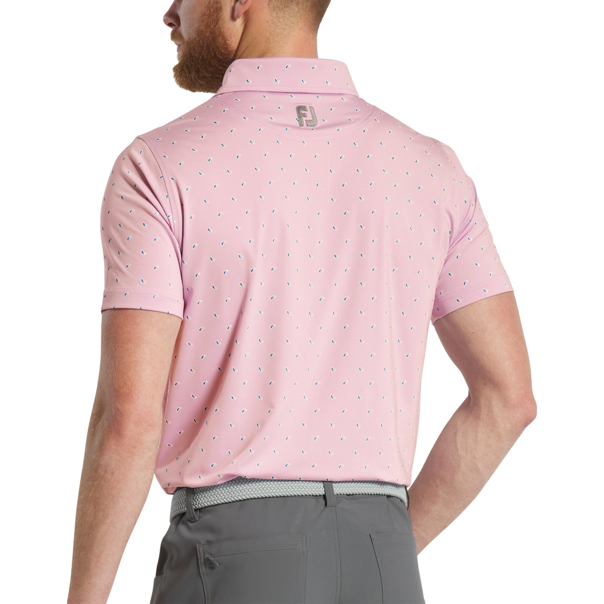 Athletic Fit Paisley Lisle