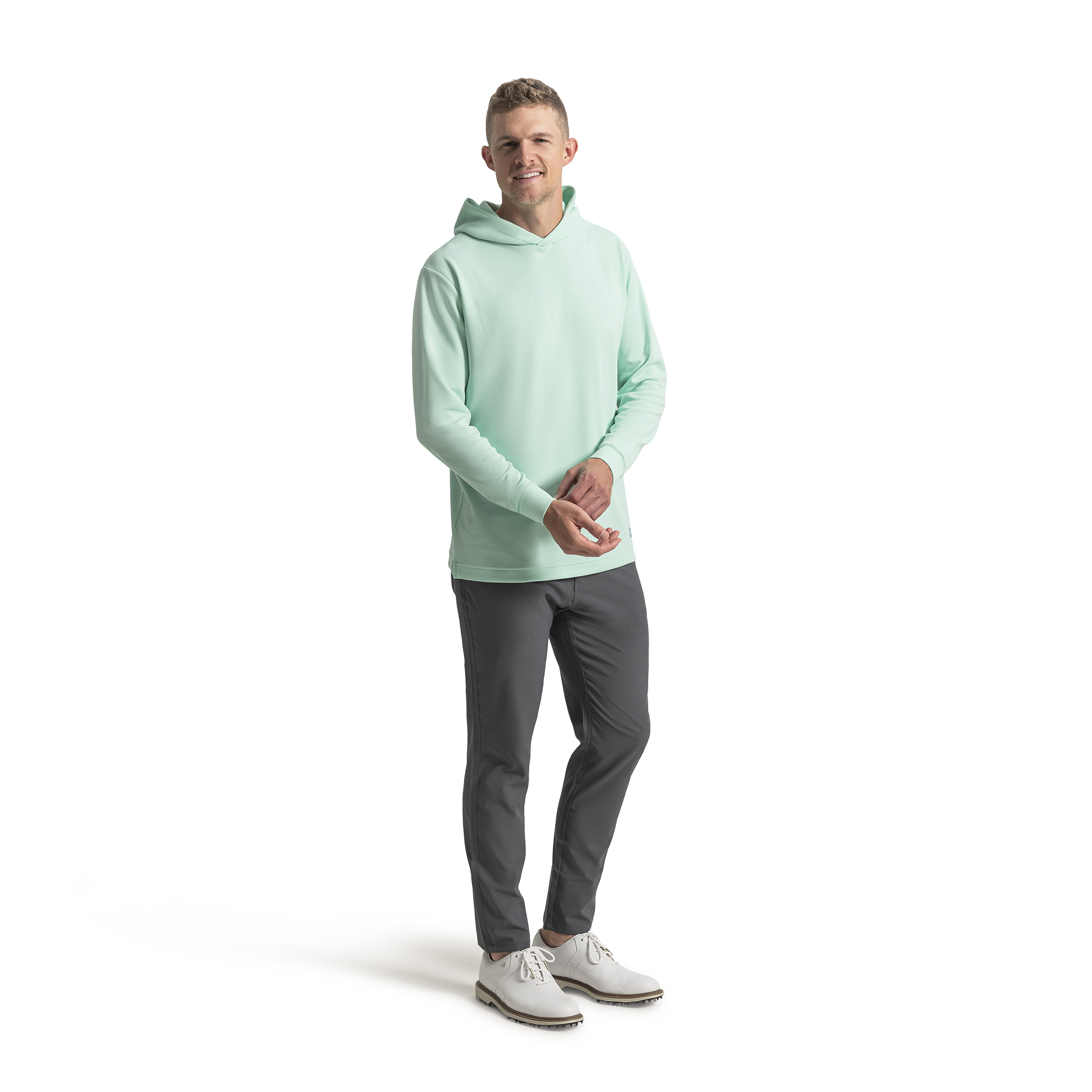 Textured Jacquard Hoodie