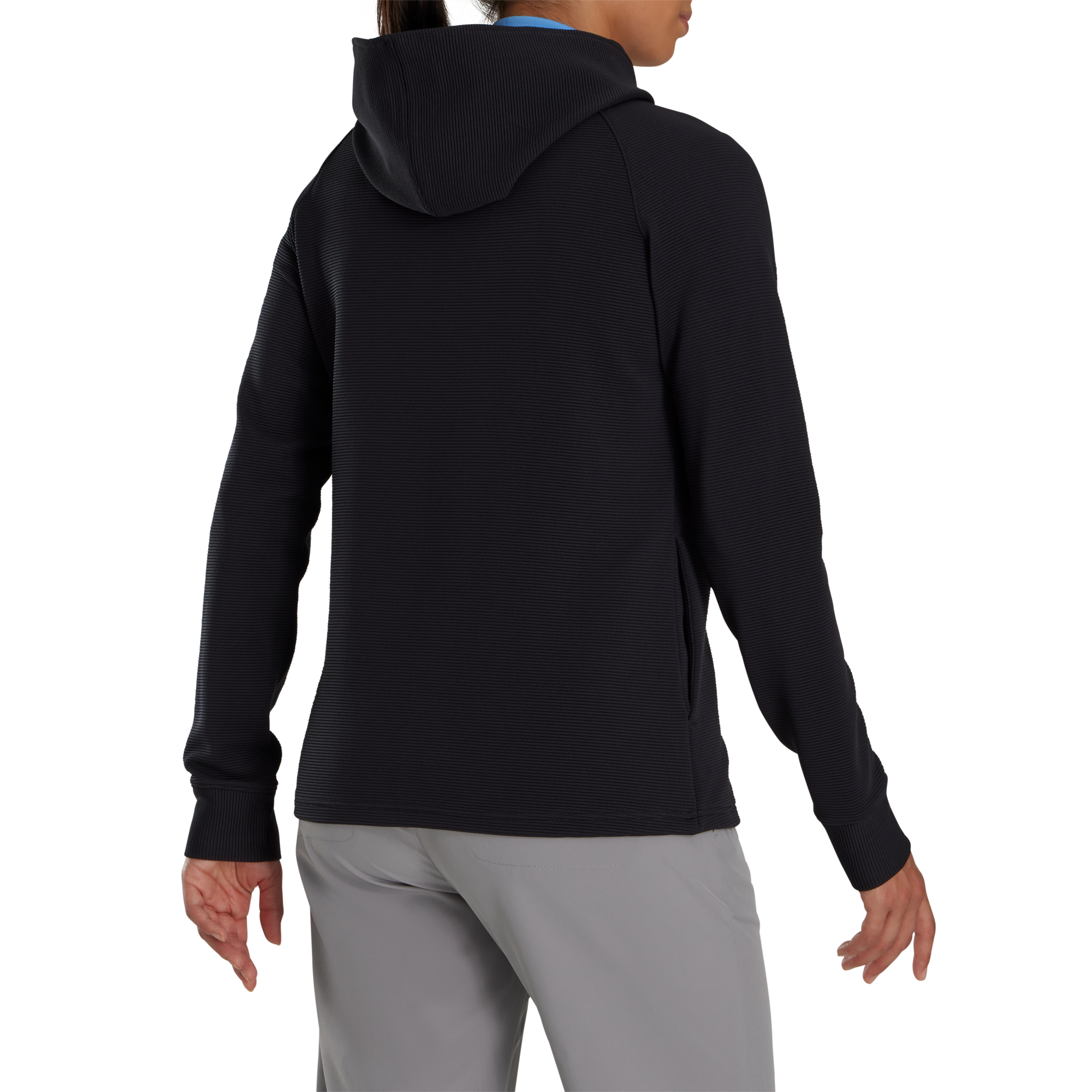 Full-Zip Ottoman Hoodie Women